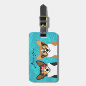 Corgi-Bagagelabels Bagagelabel (Voorkant verticaal)