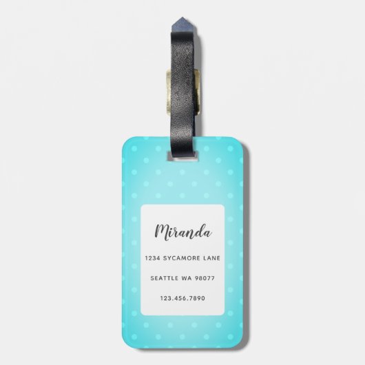 Corgi-Bagagelabels Bagagelabel (Achterkant verticaal)