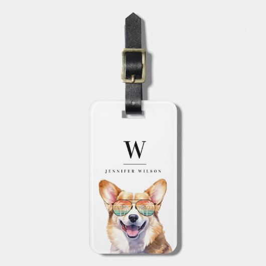 Corgi-Bagagelabels Bagagelabel (Voorkant verticaal)