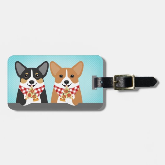 Corgi-Bagagelabels Bagagelabel (Voorkant horizontaal)