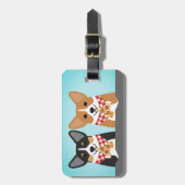 Corgi-Bagagelabels Bagagelabel (Voorkant verticaal)