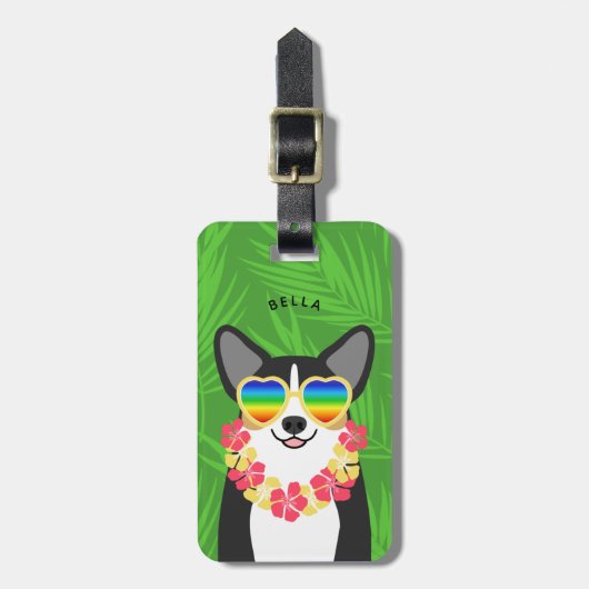 Corgi-Bagagelabels Bagagelabel (Voorkant verticaal)