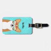 Corgi-Bagagelabels Bagagelabel (Voorkant horizontaal)