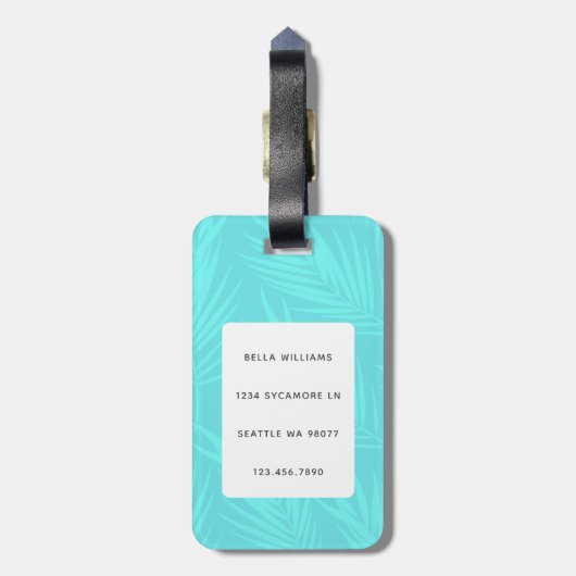 Corgi-Bagagelabels Bagagelabel (Achterkant verticaal)