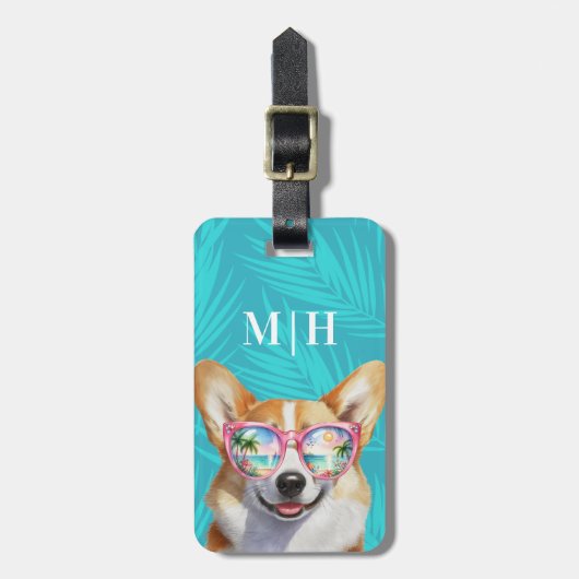 Corgi-Bagagelabels Bagagelabel (Voorkant verticaal)