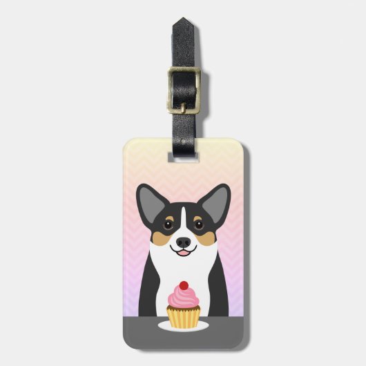 Corgi-Bagagelabels Bagagelabel (Voorkant verticaal)