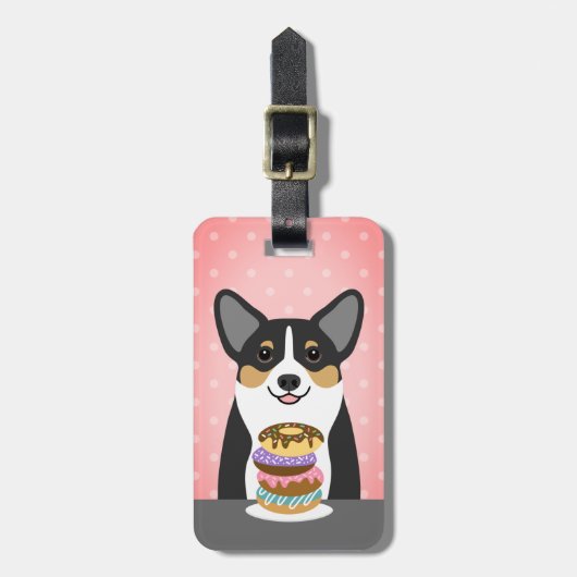 Corgi-Bagagelabels Bagagelabel (Voorkant verticaal)