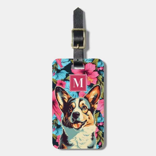 Corgi bagagetailie bagagelabel (Voorkant verticaal)