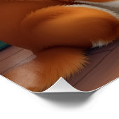 Corgi Baking with Grandma Christmas Painting Perfect Poster (Hoek)