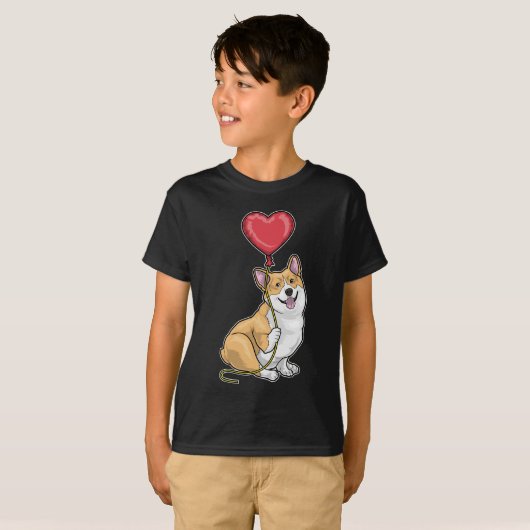 Corgi Balloon T-shirt (Voorkant volledig)