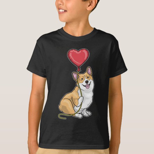 Corgi Balloon T-shirt (Voorkant)