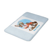 Corgi Bathmat, zeer zacht. Badmat (Gekanteld)