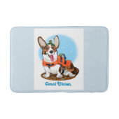 Corgi Bathmat, zeer zacht. Badmat (Voorkant)