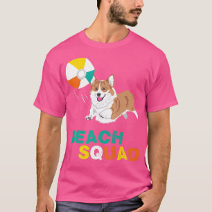 Corgi Beach Squad T-shirt Gift for Corgi Lovers Fu