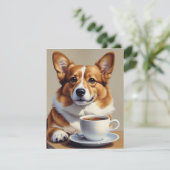 Corgi Bedankkaart (Staand voorkant)
