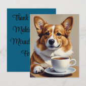 Corgi Bedankkaart (Voorkant / Achterkant)