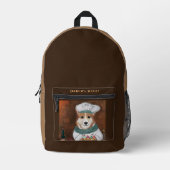 Corgi Bedrukte Rugzak (Voorkant)