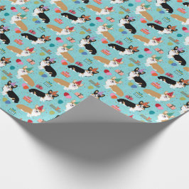 Corgi Birthday gift Cadeaupapier