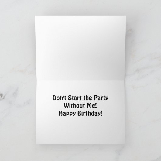 Corgi Birthday Kaart (Binnen)