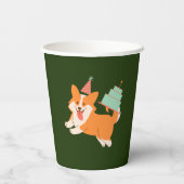 Corgi Birthday Papieren Bekers (Achterkant)