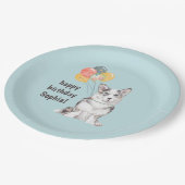  Corgi Birthday Party Bedankt Papieren Bordje (Gekanteld)