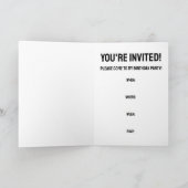 Corgi Birthday Party Kaart (Binnen)