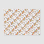 Corgi Birthday Party Tissuepapier (Voorkant)