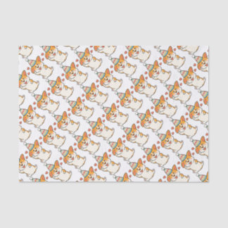 Corgi Birthday Party Tissuepapier