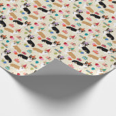 Corgi Birthday-verpakkingspapier Cadeaupapier (Hoek)