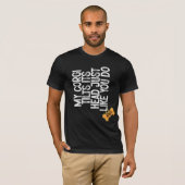 Corgi blaft als jij doet t-shirt (Voorkant volledig)