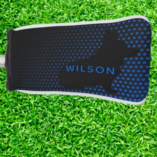 Corgi  blue dots golfheadcover