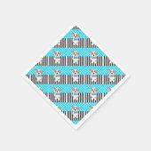 Corgi Blue Pattern Servet (Hoek)