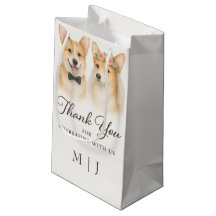 Corgi Blush Ivoor Trouw Dank je Monogrammen