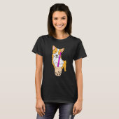 Corgi Boba Melk Thee Bubble Thee Mp T-shirt (Voorkant volledig)