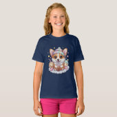 Corgi Boba Party - Leuk T-shirt (Voorkant volledig)