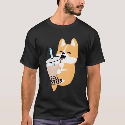 Corgi Boba T-shirt (Voorkant)