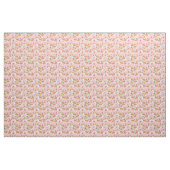 corgi boba tea roze kawaii stof (Yard (91,4 cm))