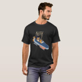 Corgi Bobsled Team Bob Sled Bobsled Winter Snow T-shirt (Voorkant volledig)