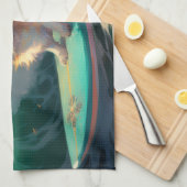 Corgi  Brandsurfen Schilderen Theedoek (Quarter Fold)