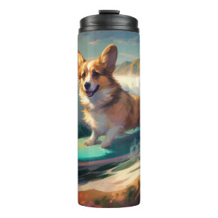 Corgi  Brandsurfen Schilderen Thermosbeker