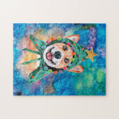 Corgi Breed Dog Kerstmis Legpuzzel (Horizontaal)