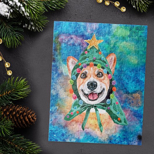 Corgi Breed Dog Kerstmis Legpuzzel