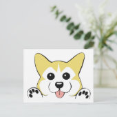 Corgi Briefkaart (Staand voorkant)