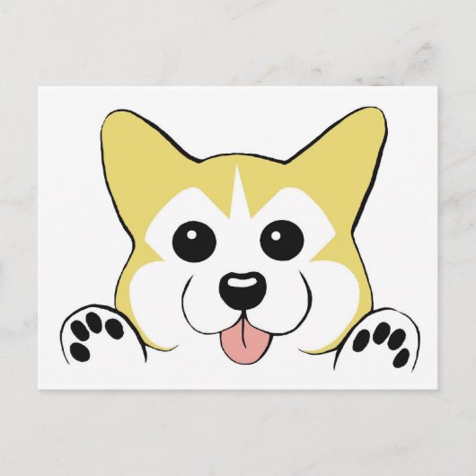 Corgi Briefkaart (Voorkant)