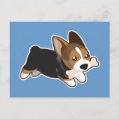Corgi Briefkaart (Voorkant)
