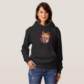 Corgi Bubble Tea Bobas Corgi Hoodie (Voorkant volledig)