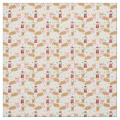 Corgi bubblegum stof - lichtroze (Swatch)