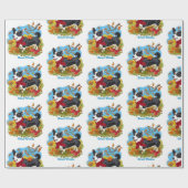 Corgi buiten, inpakpapier (Vlak)