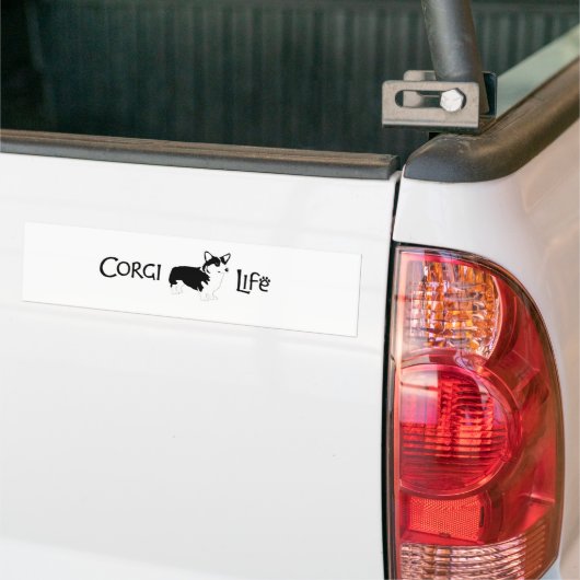 Corgi Bumpersticker (Op Truck)