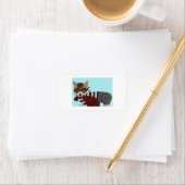 Corgi Burglar Invitation Etiket (Insitu)